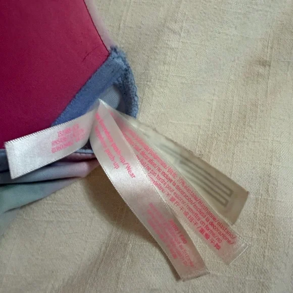 PINK VS Wear Everywhere Push Up Bra 36DD Pastel Tie-Dye - Picture 5 of 8